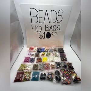 Beads ~ 40 bags ~ $10